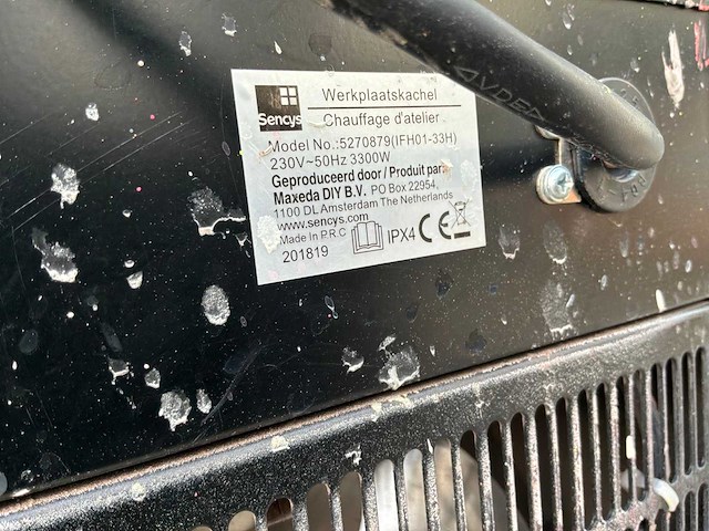 Elektrische kachel 230v 3300w - afbeelding 4 van  4
