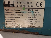 Elektrische kachel 400v, remko, elt 10 - afbeelding 5 van  6