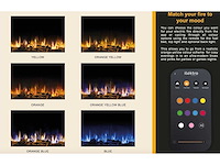 Elektrische kachel ilectro, landscape125, antraciet - afbeelding 3 van  9