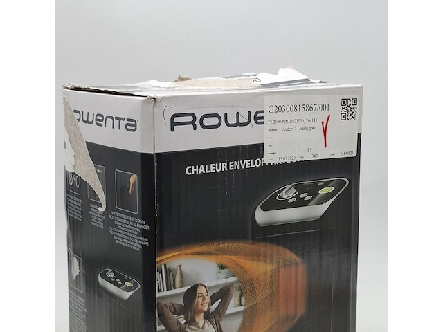 Elektrische kachel, rowenta, mini excel eco safe - afbeelding 6 van  8