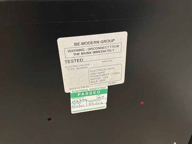 Elektrische kachel - afbeelding 14 van  14
