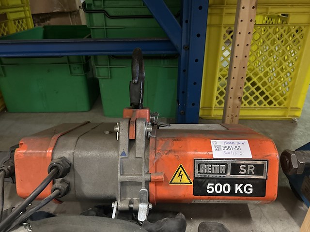 Elektrische kettingtakel 500 kg rema sr 500 kg - afbeelding 2 van  7