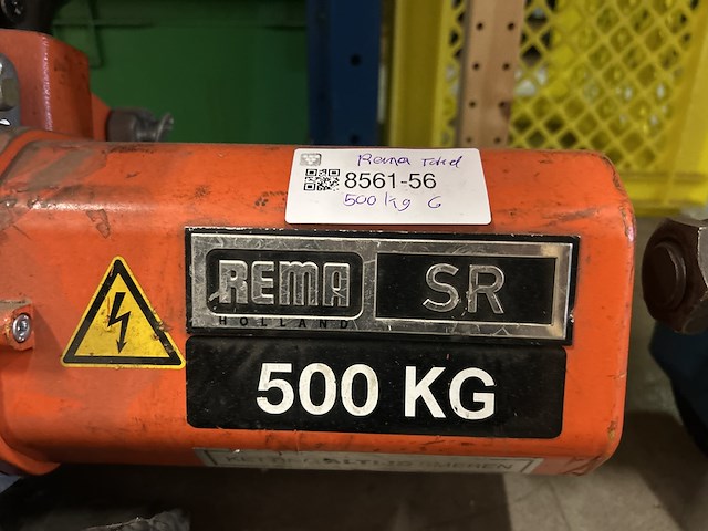 Elektrische kettingtakel 500 kg rema sr 500 kg - afbeelding 5 van  7