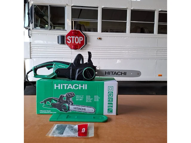 Elektrische kettingzaag hitachi, cs35y - afbeelding 1 van  7