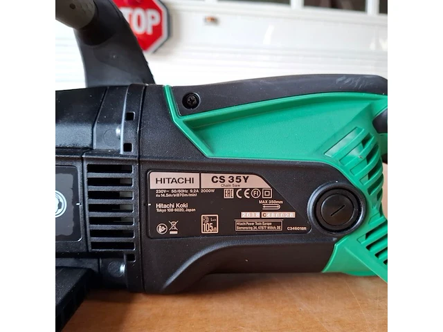 Elektrische kettingzaag hitachi, cs35y - afbeelding 5 van  7
