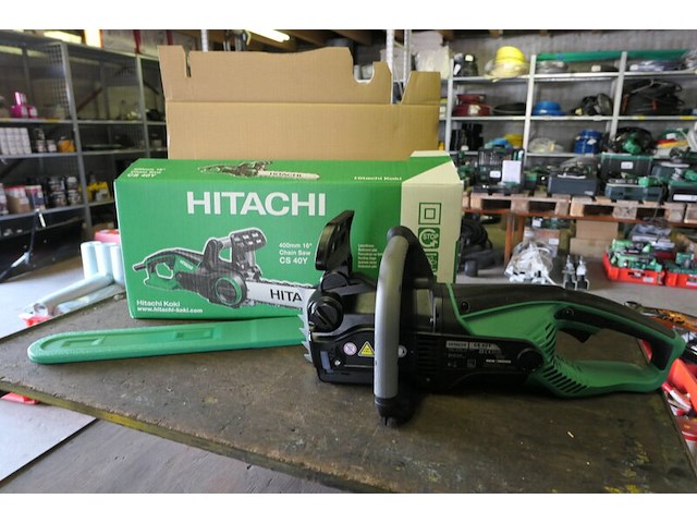 Elektrische kettingzaag hitachi, cs40y - afbeelding 1 van  1