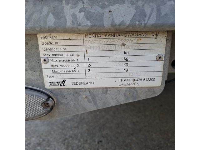 Elektrische kieper, henra, kp3z.27, 2015 - afbeelding 26 van  32