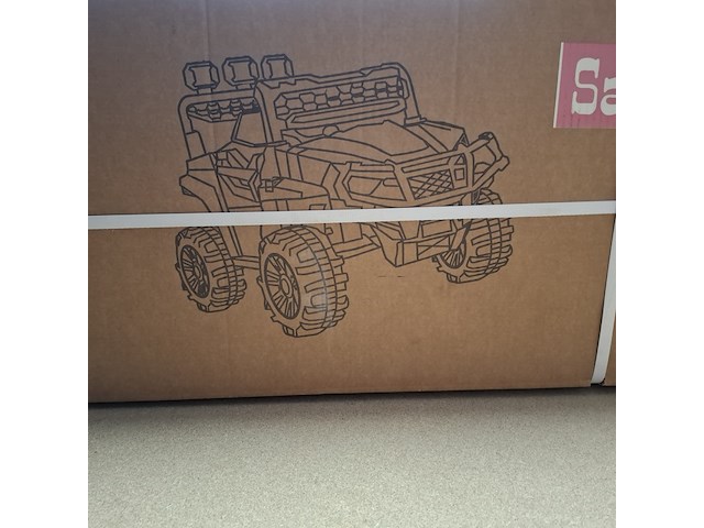 Elektrische kinderauto, blauw, 2025 - afbeelding 1 van  3