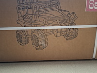 Elektrische kinderauto, blauw, 2025