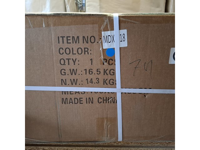 Elektrische kinderauto, blauw, 2025 - afbeelding 2 van  3