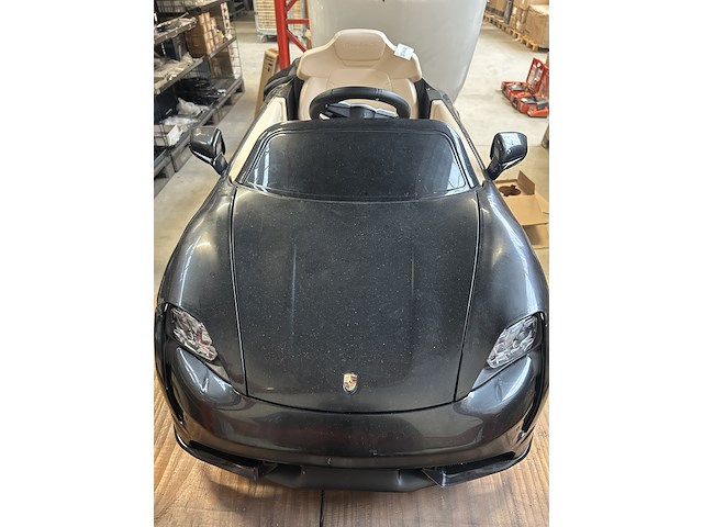 Elektrische kinderauto porsche taycan 12v - afbeelding 2 van  7