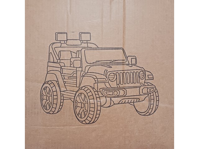 Elektrische kinderauto, rood, 2025 - afbeelding 1 van  3