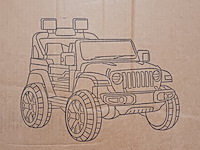 Elektrische kinderauto, rood, 2025 - afbeelding 1 van  3