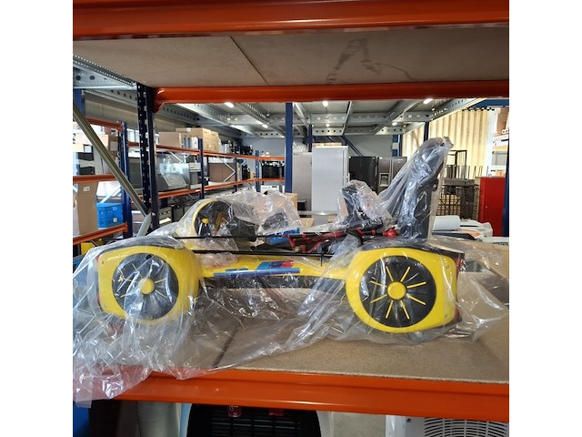 Elektrische kinderskelter sanderz, geel - afbeelding 1 van  4