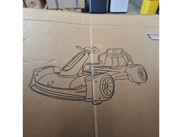 Elektrische kinderskelter sanderz, geel - afbeelding 4 van  4