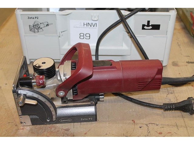 Elektrische lamellofrees lamello zp2 in kunststof koffer. - afbeelding 1 van  4