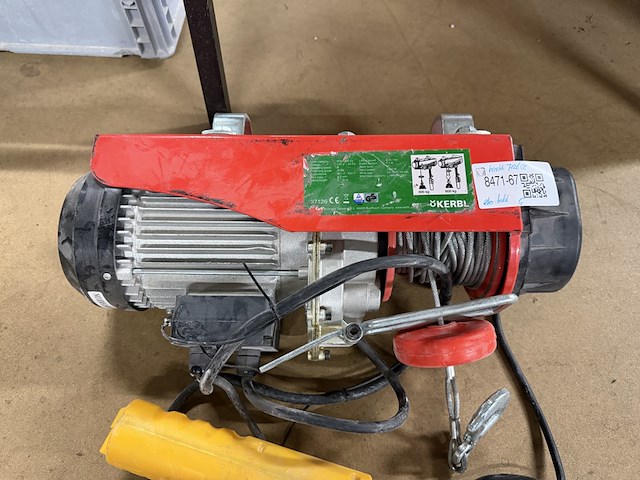Elektrische lier 300/600 kg kerbl, 37126 - afbeelding 3 van  6