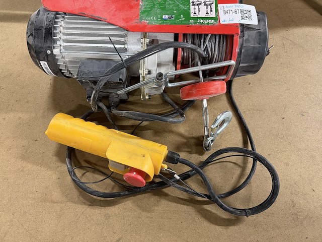 Elektrische lier 300/600 kg kerbl, 37126 - afbeelding 5 van  6