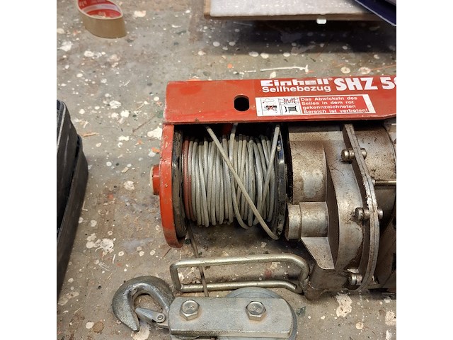 Elektrische lier, einhell, sh500 - afbeelding 2 van  6