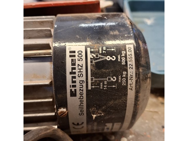 Elektrische lier, einhell, sh500 - afbeelding 5 van  6