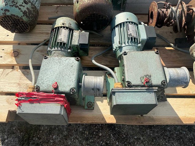 Elektrische liermotoren set voor gordijnregeling pluimveestal (3x) - afbeelding 3 van  7