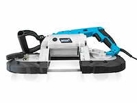 Elektrische lintzaag voor metaal 1100 watt incl. led-werktafel en 2 banden - afbeelding 6 van  9