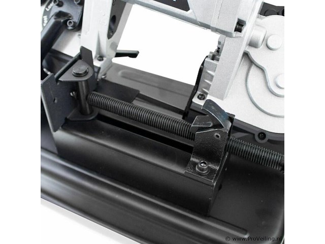 Elektrische lintzaag voor metaal 1100 watt incl. led-werktafel en 2 banden - afbeelding 4 van  9