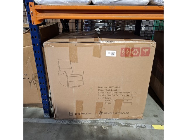 Elektrische lounge fauteuil, dark grey, 2026 - afbeelding 3 van  3