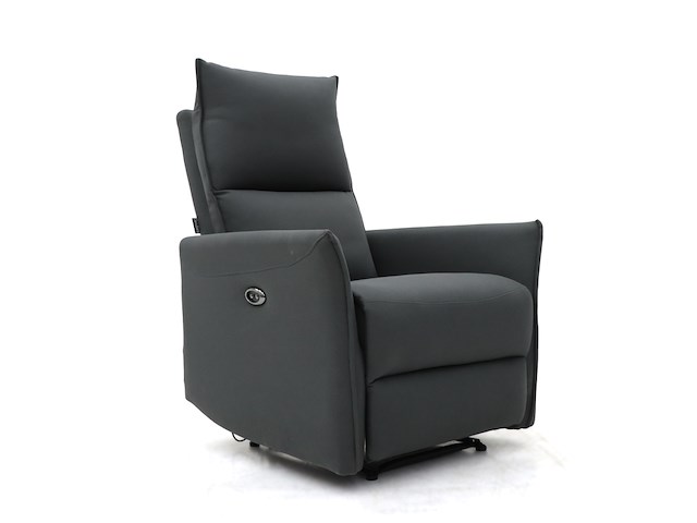 Elektrische lounge fauteuil, dark grey, 2026 - afbeelding 1 van  3