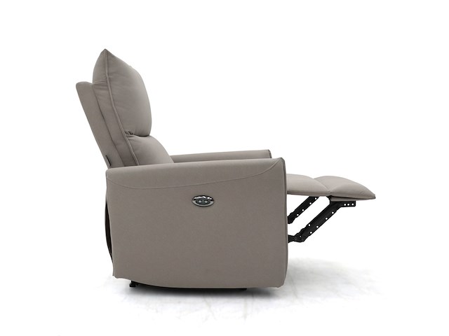 Elektrische lounge fauteuil, khaki, 2026 - afbeelding 2 van  3
