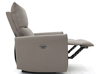 Elektrische lounge fauteuil, khaki, 2026 - afbeelding 2 van  3