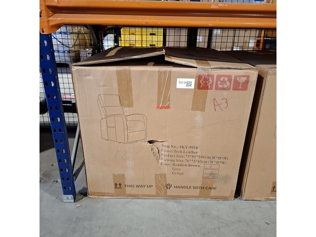 Elektrische lounge fauteuil, reddish brown, 2026 - afbeelding 3 van  3