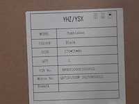 Elektrische motorscooter, yashixin, bumblebee black - afbeelding 7 van  7