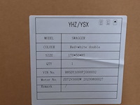 Elektrische motorscooter, yuhanzhen, swagger red+white - afbeelding 7 van  7