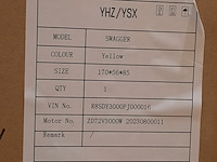 Elektrische motorscooter, yuhanzhen, swagger yellow - afbeelding 7 van  7