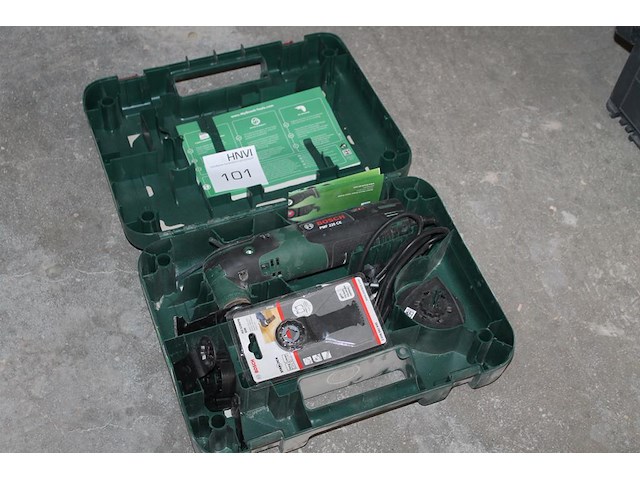 Elektrische multitool bosch mf220ce in koffer. - afbeelding 1 van  2