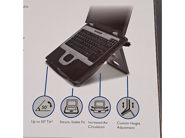 Elektrische nietmachine en 2x laptop stander, rapid/kensington, 5050e/easy riser - afbeelding 6 van  14