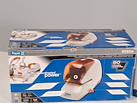 Elektrische nietmachine en 2x laptop stander, rapid/kensington, 5050e/easy riser - afbeelding 7 van  14