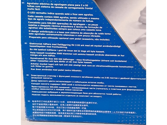 Elektrische nietmachine en 2x laptop stander, rapid/kensington, 5050e/easy riser - afbeelding 11 van  14