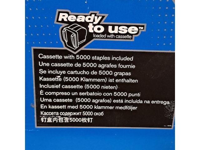 Elektrische nietmachine en 2x laptop stander, rapid/kensington, 5050e/easy riser - afbeelding 12 van  14