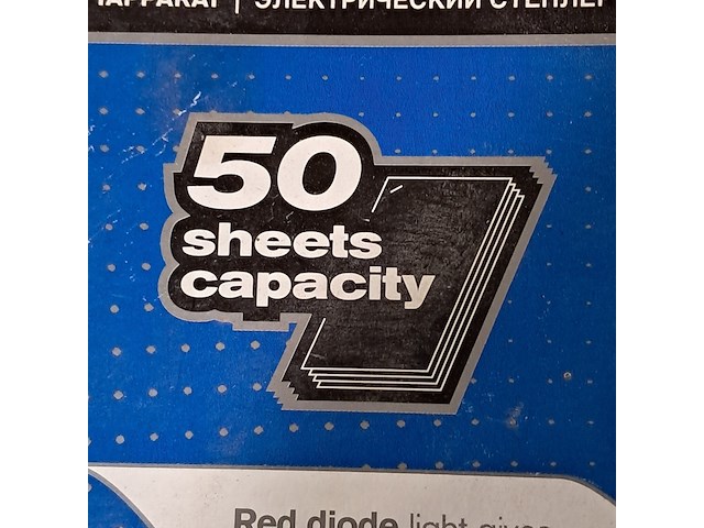 Elektrische nietmachine en 2x laptop stander, rapid/kensington, 5050e/easy riser - afbeelding 13 van  14