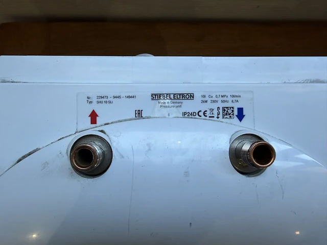 Elektrische onderbouwboiler / close-in boiler, stiebel eltron, shu 10 sli, wit, 2.000 w | 7 bar | drukvast - afbeelding 4 van  4