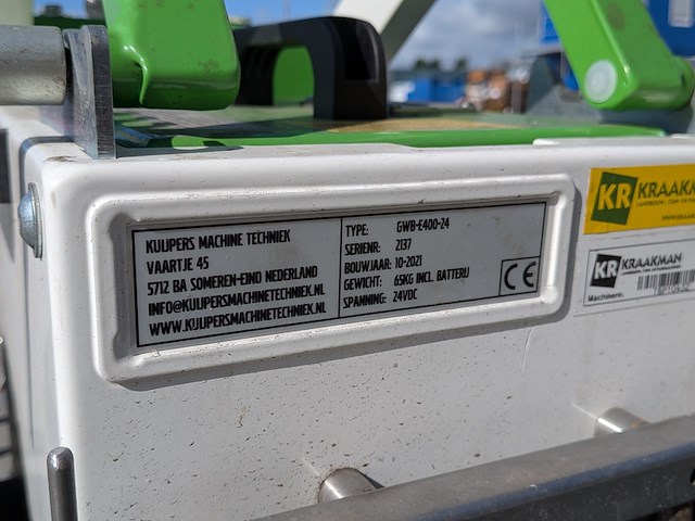 Elektrische onkruidborstel, gwb (green weed brush), e400-24, 2021, incl. acculader - afbeelding 5 van  20