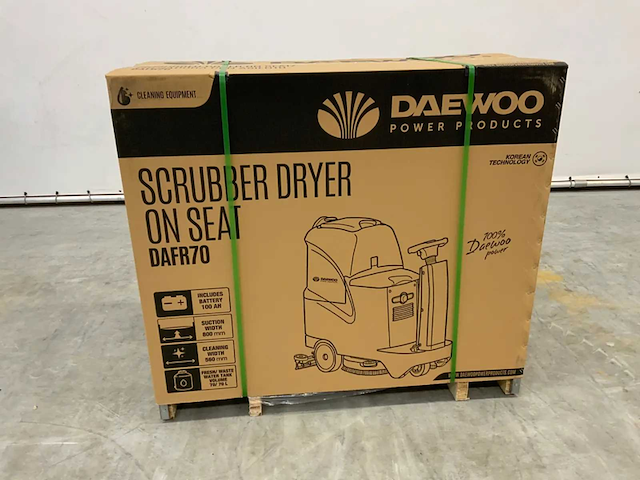 Elektrische op-zit schrobmachine, daewoo, daf fr70, 2026 - afbeelding 2 van  19