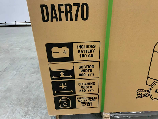 Elektrische op-zit schrobmachine, daewoo, daf fr70, 2026 - afbeelding 7 van  19