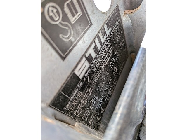 Elektrische pallettruck, still, exu 16 24v, 2017 - afbeelding 3 van  14