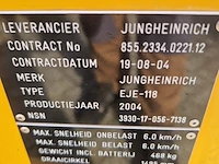 Elektrische palletwagen, jungheinrich, eje-118, 2004 - afbeelding 4 van  17