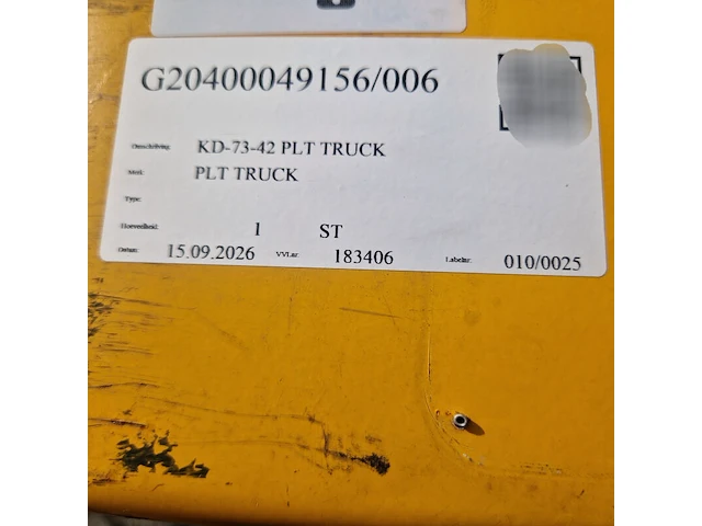 Elektrische palletwagen, jungheinrich, eje-118, 2004 - afbeelding 9 van  17