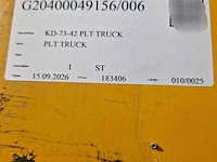 Elektrische palletwagen, jungheinrich, eje-118, 2004 - afbeelding 9 van  17