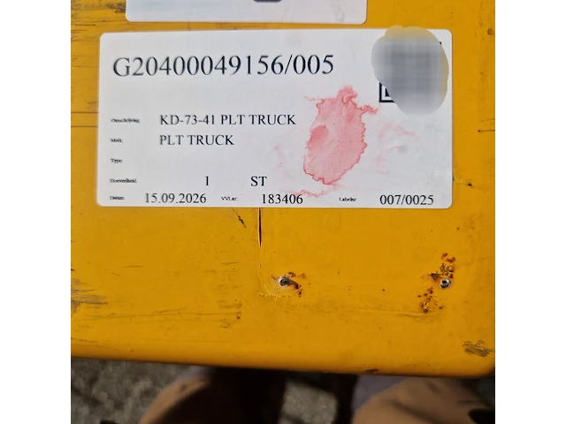 Elektrische palletwagen, jungheinrich, eje-118, 2004 - afbeelding 6 van  14